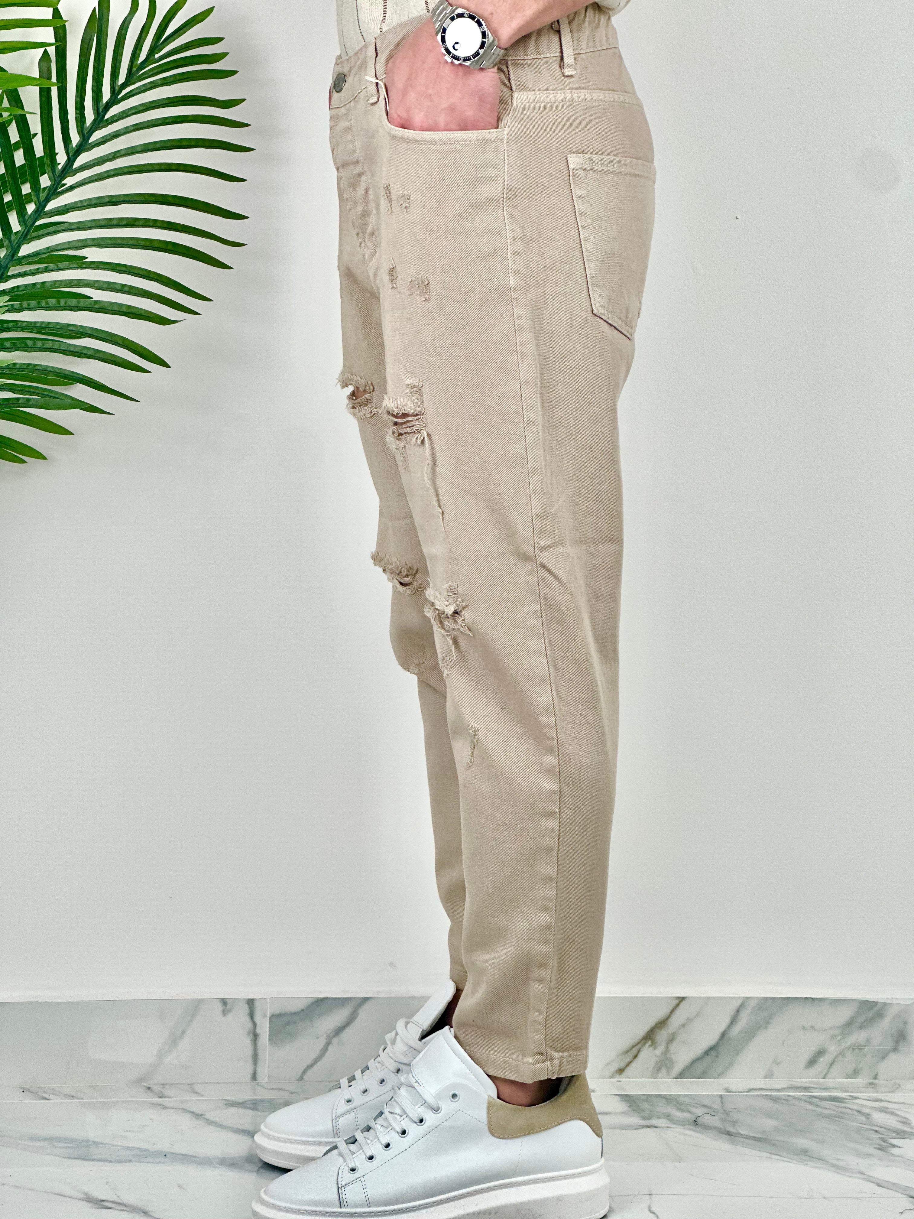 PANTALONE FIRENZE CR2379 COL.BEIGE
