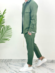 COMPLETO JAPAN - col.VERDE MILITARE