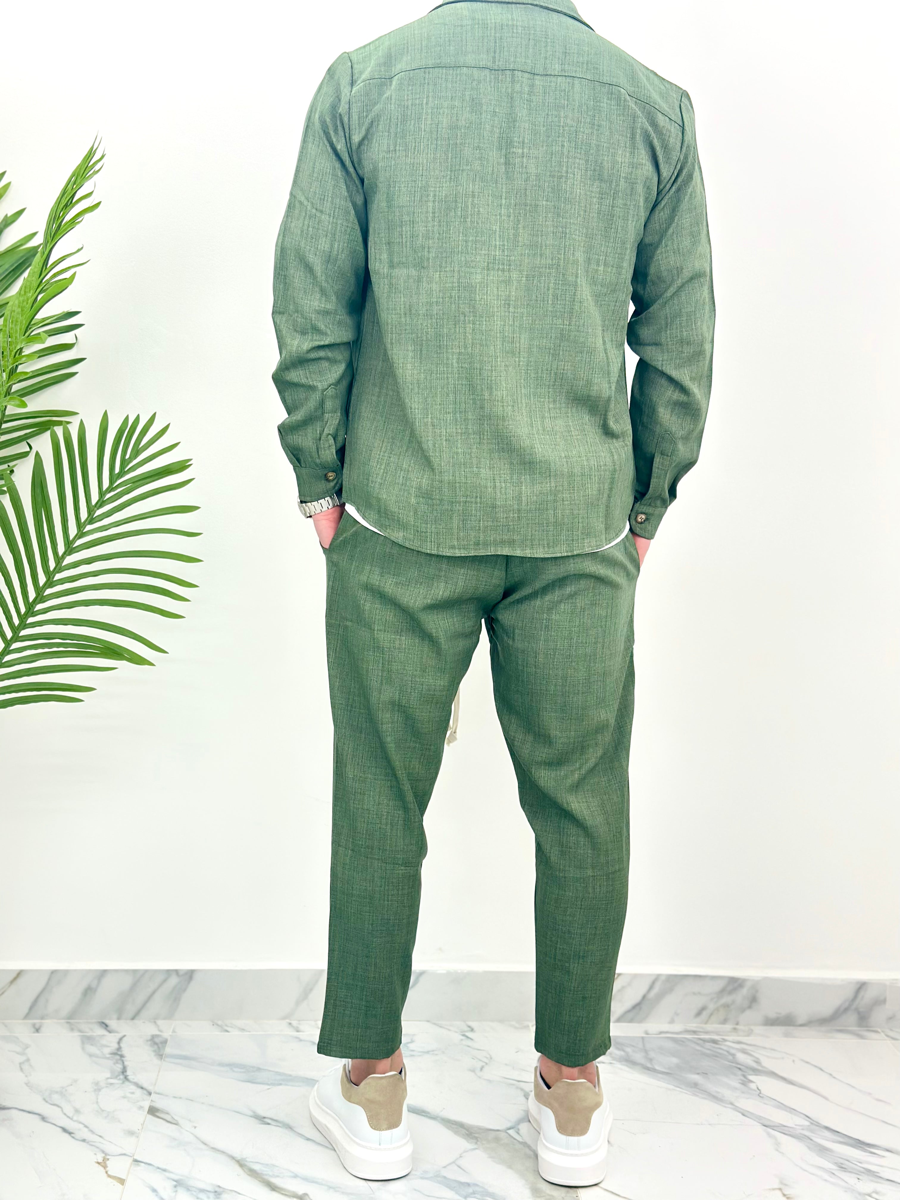 COMPLETO JAPAN - col.VERDE MILITARE