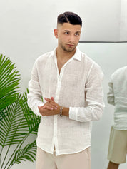 CAMICIA IN 100% LINO