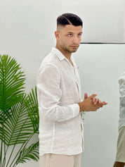CAMICIA IN 100% LINO
