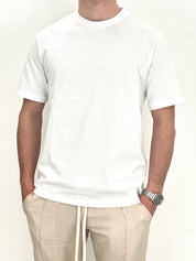 T-SHIRT BASIC OVER col.BIANCO