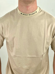 T-SHIRT STAY BRAVE col.BEIGE