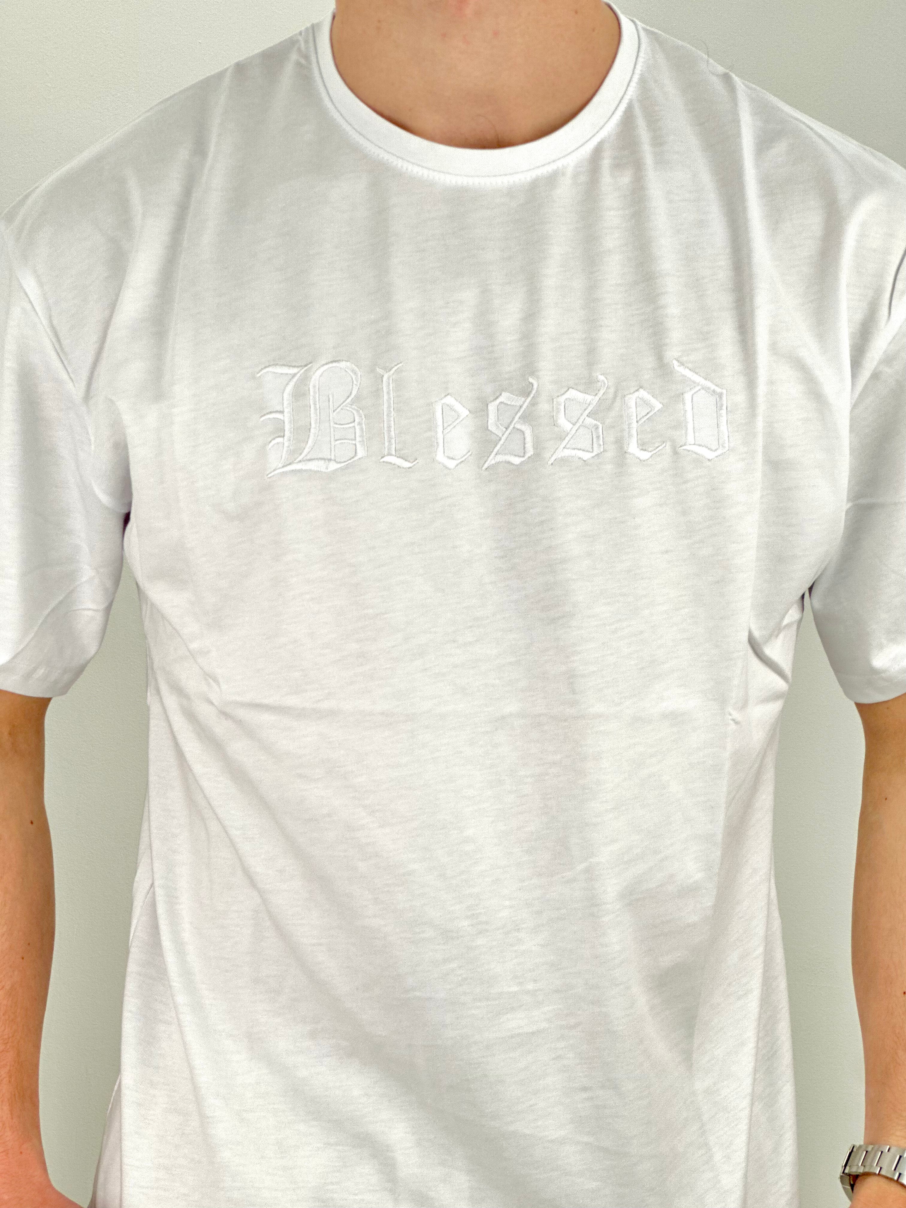 T-SHIRT BLESSED col.BIANCO