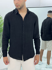 CAMICIA IN 100% LINO