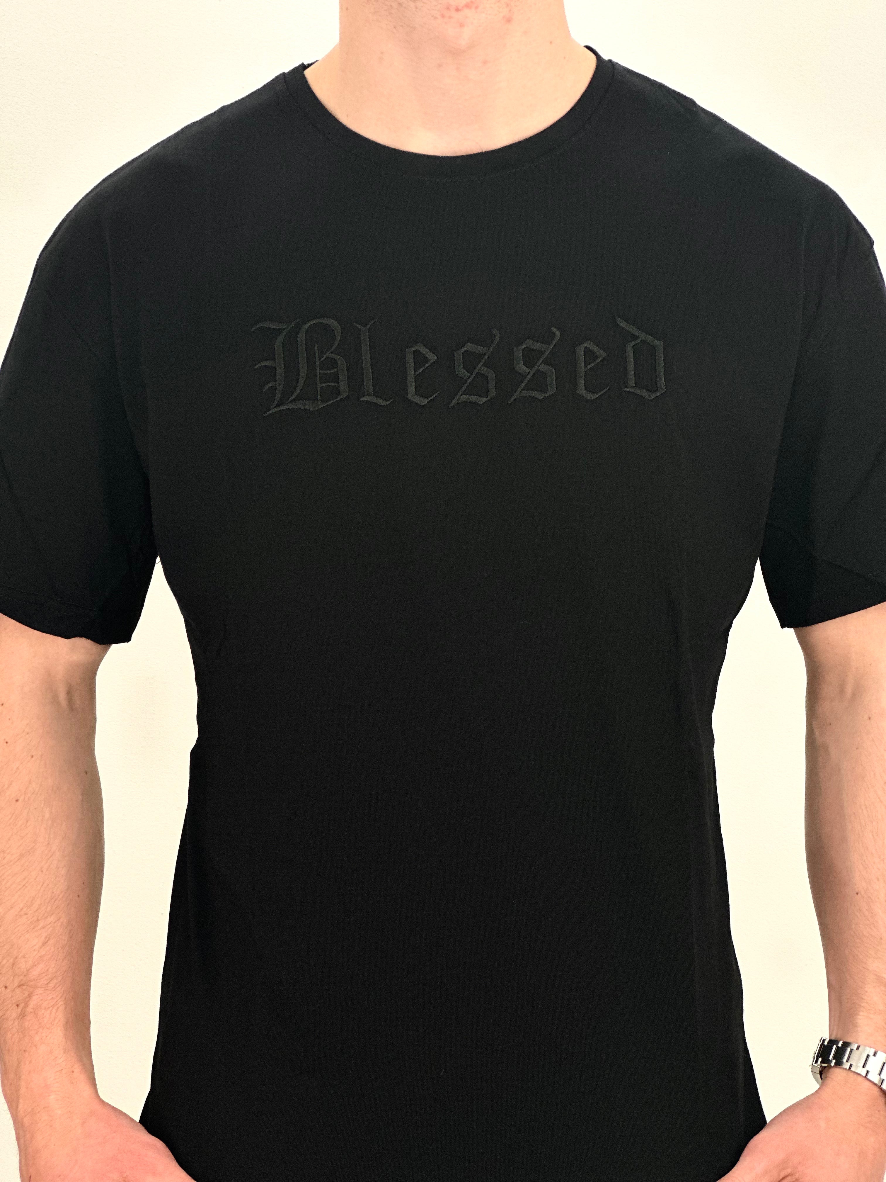 T-SHIRT BLESSED col.NERO