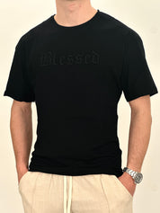T-SHIRT BLESSED col.NERO