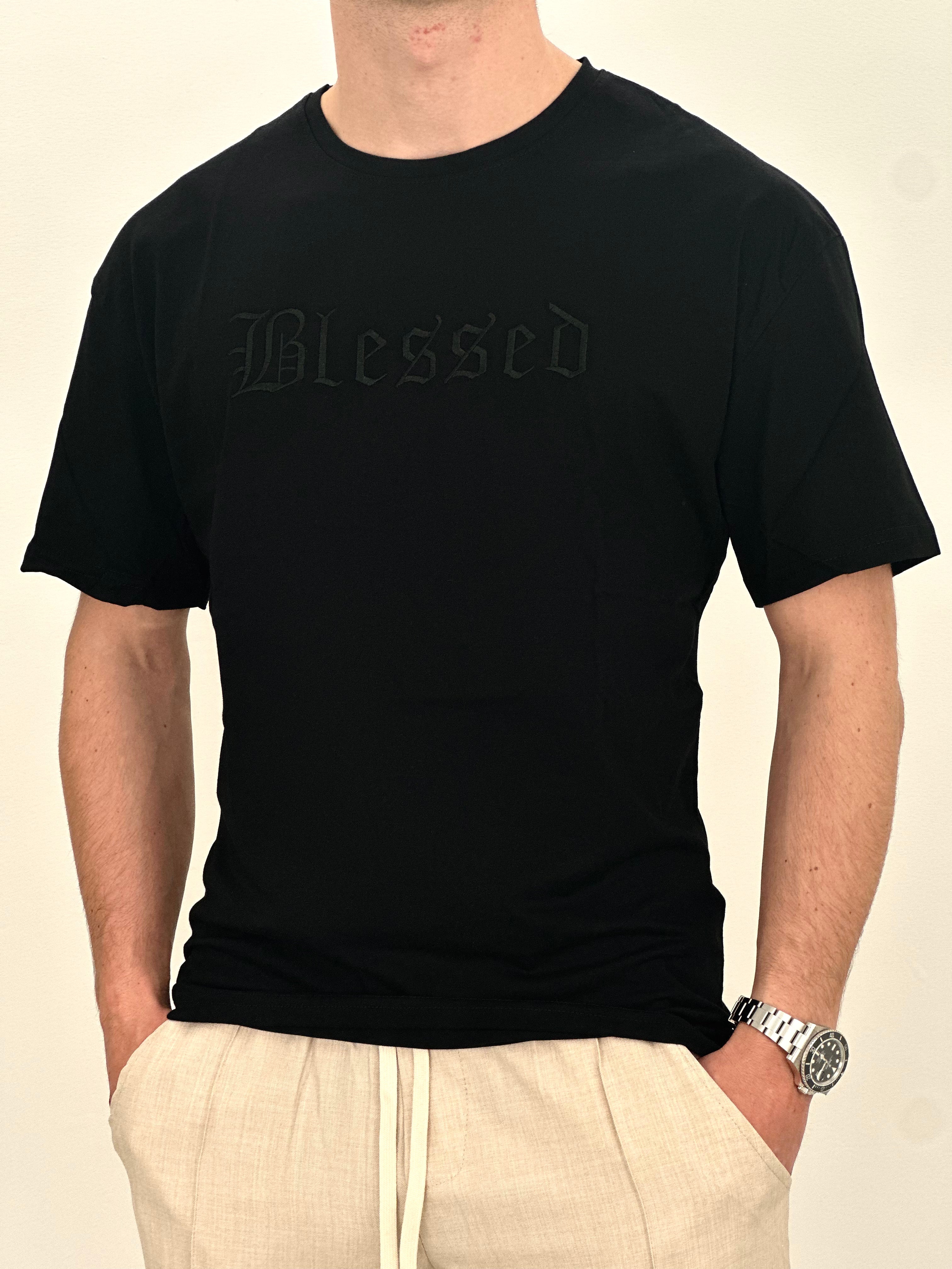 T-SHIRT BLESSED col.NERO