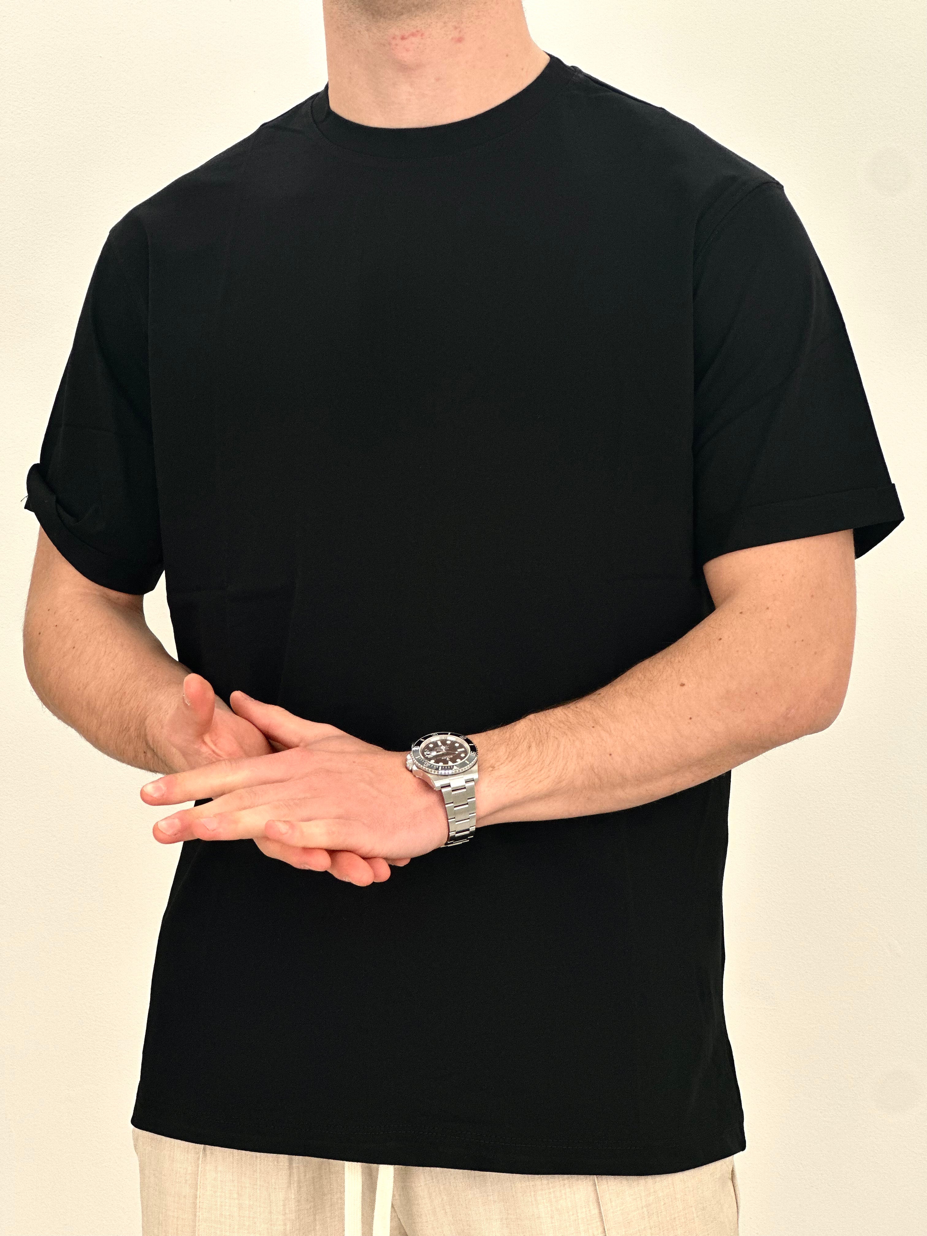T-SHIRT BASIC OVER MFC300 col.NERO