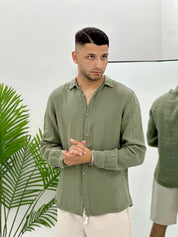 CAMICIA IN 100% LINO