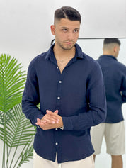 CAMICIA IN 100% LINO