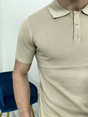 POLO SLIM MICROFANTASIA CHL9627 COL.BEIGE