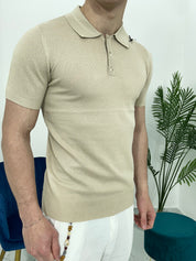 POLO SLIM MICROFANTASIA CHL9627 COL.BEIGE