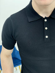 POLO SLIM MICROFANTASIA CHL9627 COL.NERO