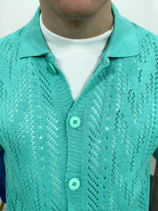 CARDIGAN TRAFORATO MU003- COL. SMERALDO