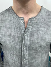 CAMICIA SFRANGIATA col.GRIGIO