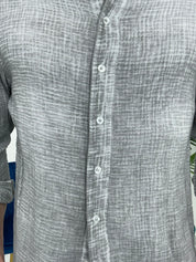 CAMICIA SFRANGIATA col.GRIGIO
