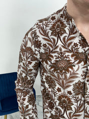 CAMICIA IN VISCOSA FANTASIA TATOO