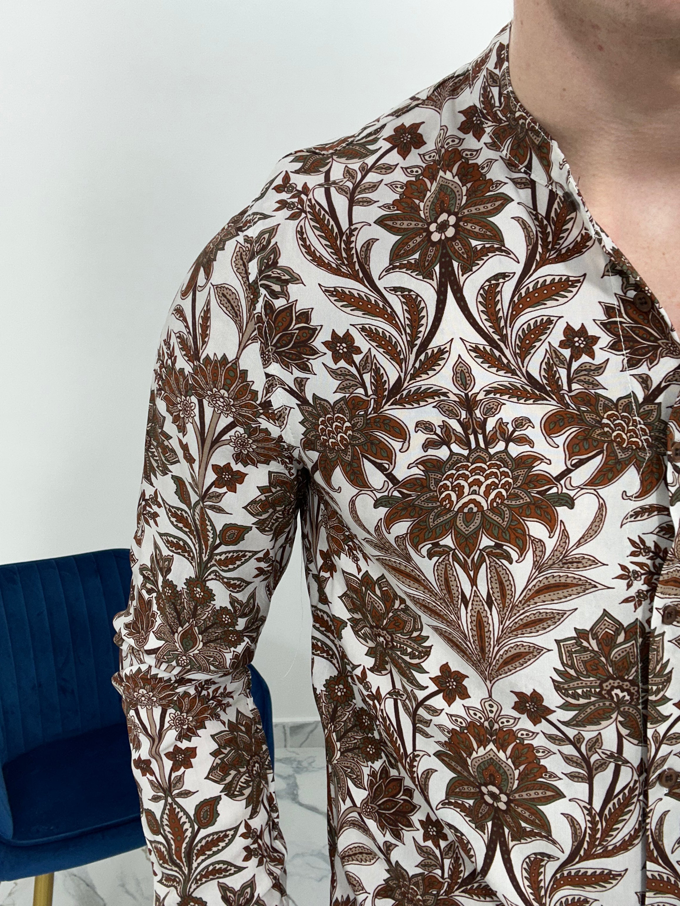 CAMICIA IN VISCOSA FANTASIA TATOO