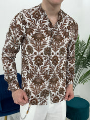 CAMICIA IN VISCOSA FANTASIA TATOO