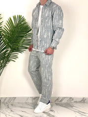 COORDINATO RIPPED - col.JEANS