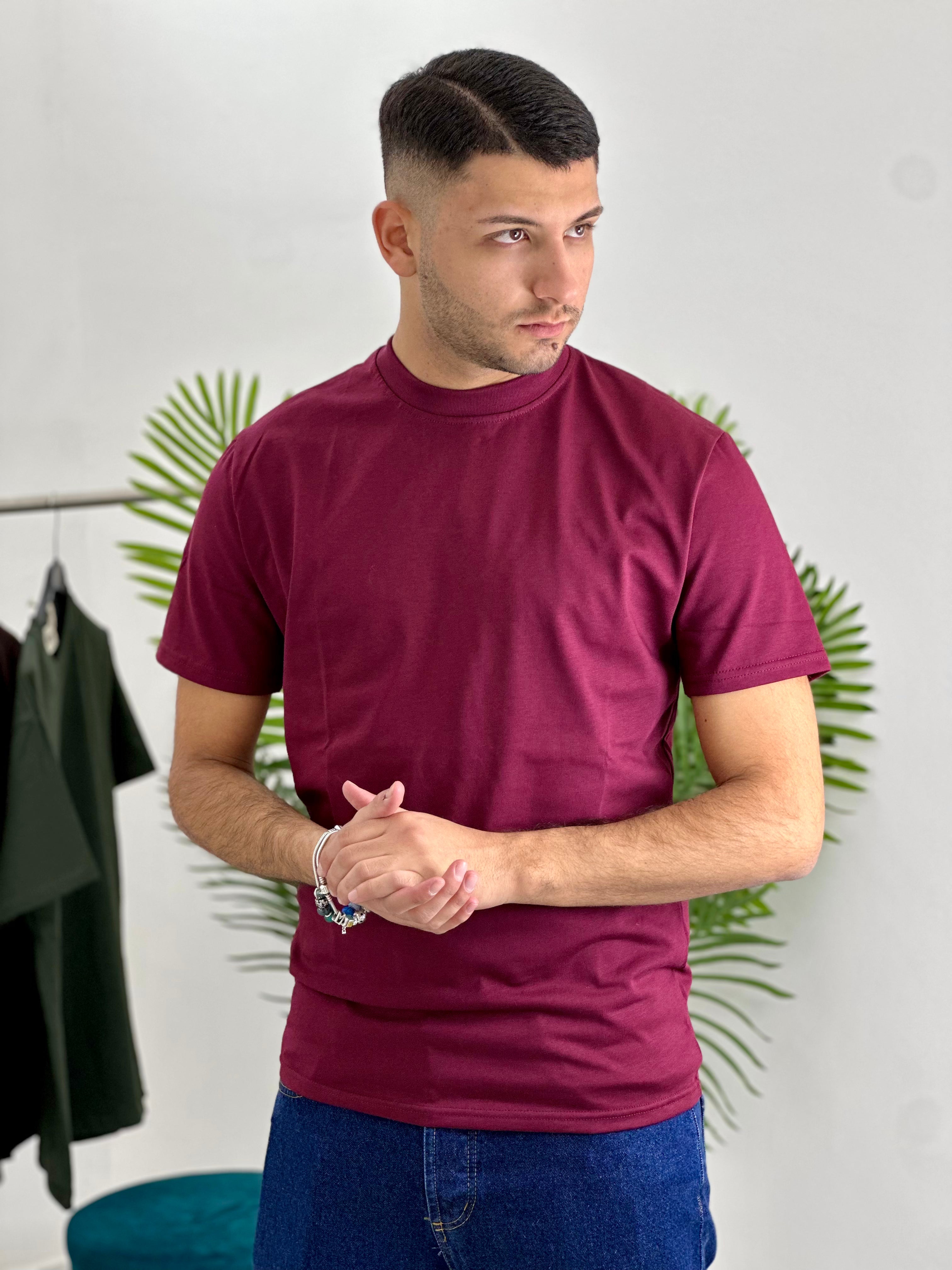 T-SHIRT MADE IN ITALY 100%COTONE