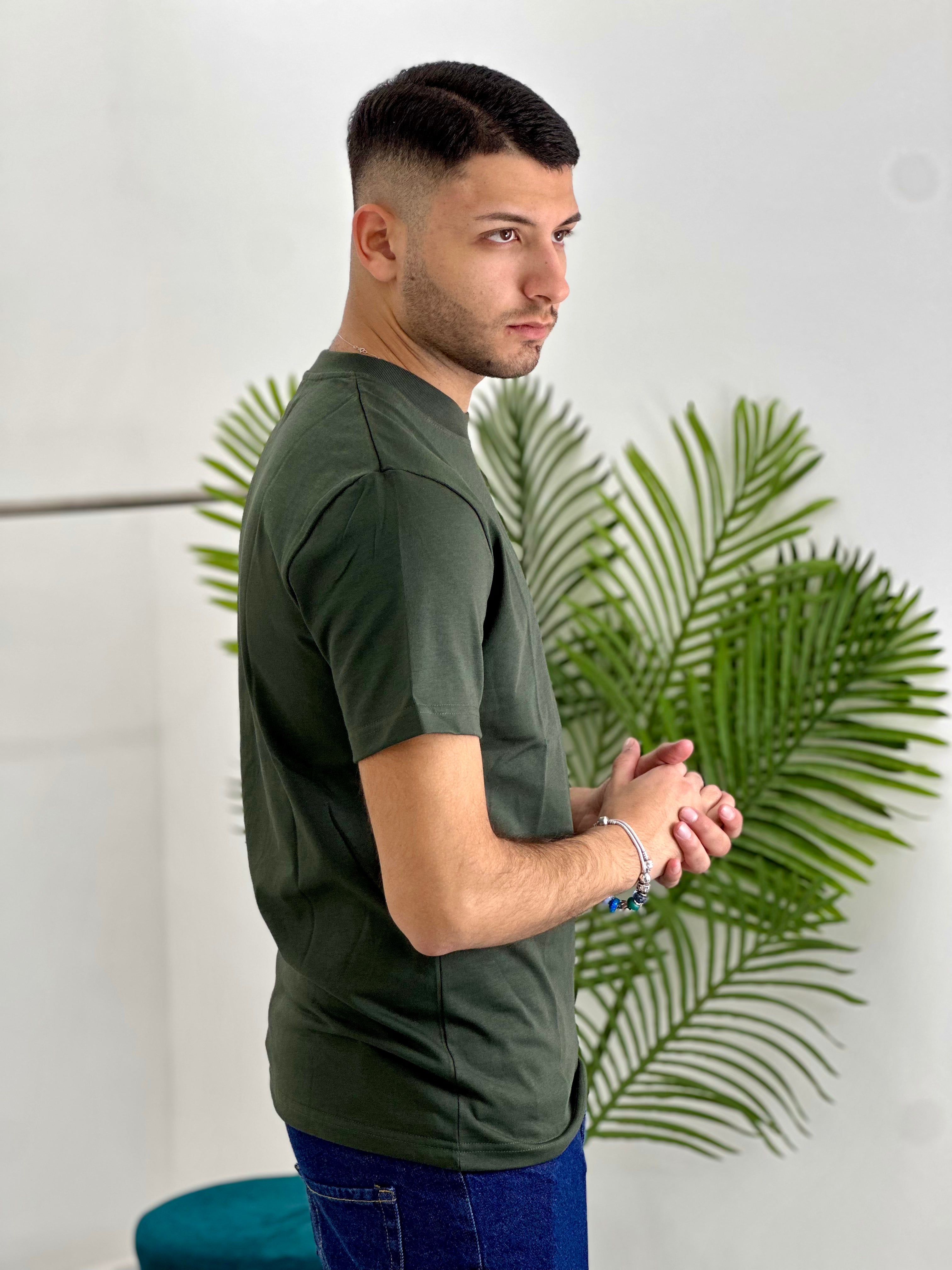 T-SHIRT MADE IN ITALY 100%COTONE
