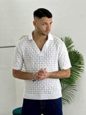 POLO SCOLLATA LAVORATA