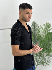 CARDIGAN TRAFORATO CF312 col.NERO