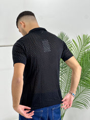 CARDIGAN TRAFORATO CF312 col.NERO