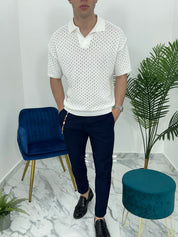 PANTALONE IN LINO col.BLU PU2124
