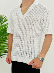 POLO SCOLLATA LAVORATA