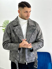 CHIODO CON SFUMATURE COL.GRIGIO