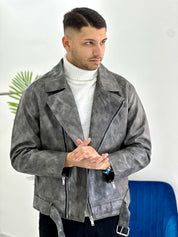 CHIODO CON SFUMATURE COL.GRIGIO