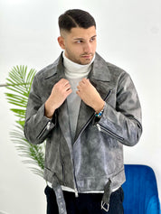 CHIODO CON SFUMATURE COL.GRIGIO