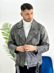 CHIODO CON SFUMATURE COL.GRIGIO