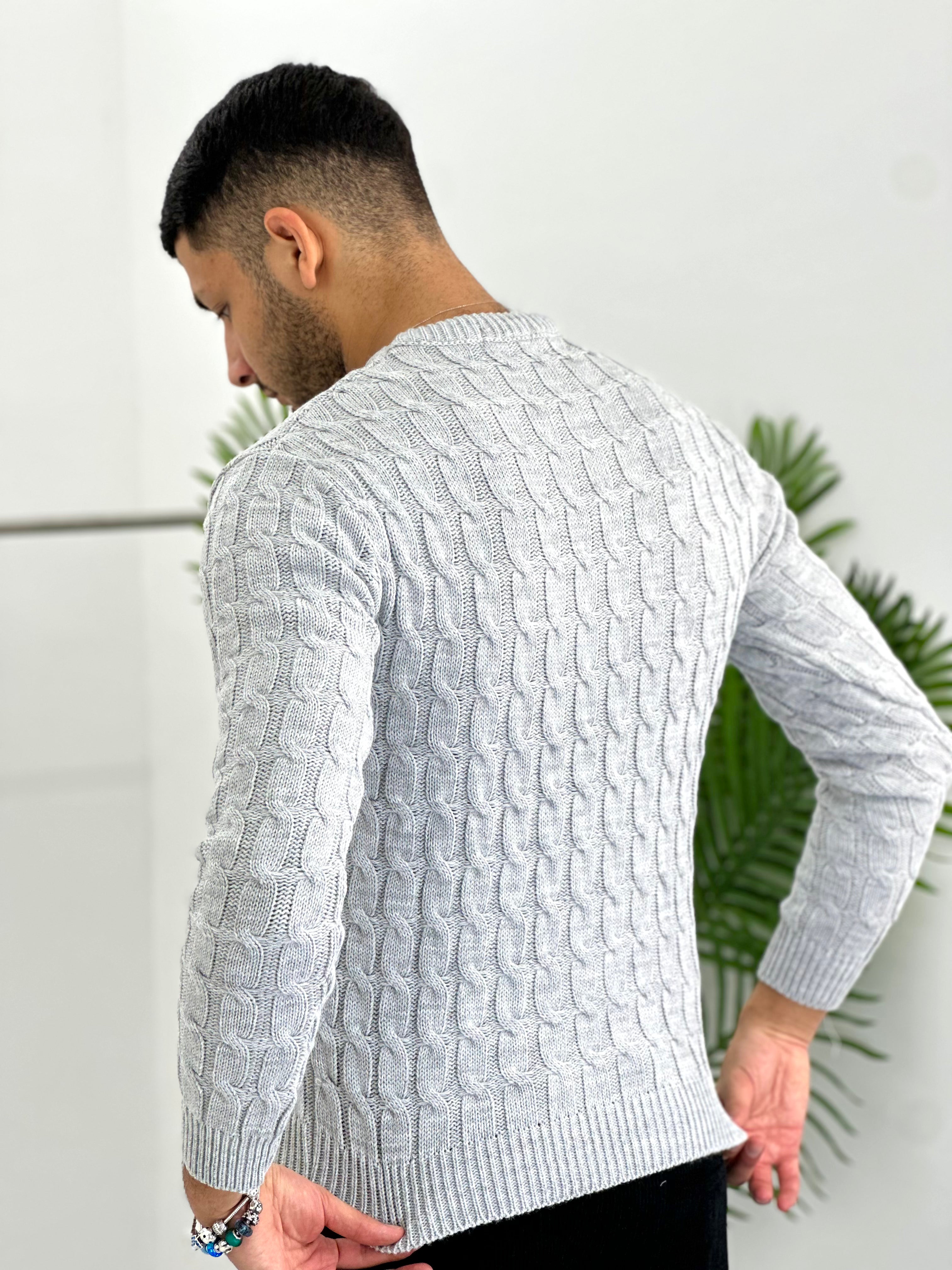 GIROCOLLO INTRECCIATO GRIGIO ART23-642