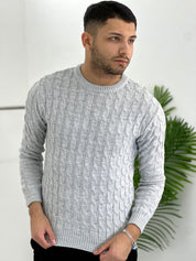 GIROCOLLO INTRECCIATO GRIGIO ART23-642
