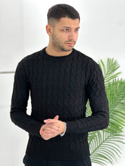 GIROCOLLO INTRECCIATO NERO ART23-642