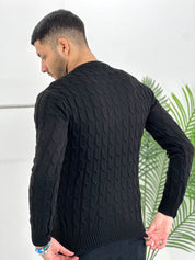 GIROCOLLO INTRECCIATO NERO ART23-642