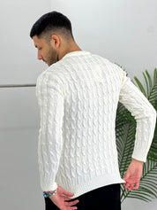 GIROCOLLO INTRECCIATO PANNA ART23-642