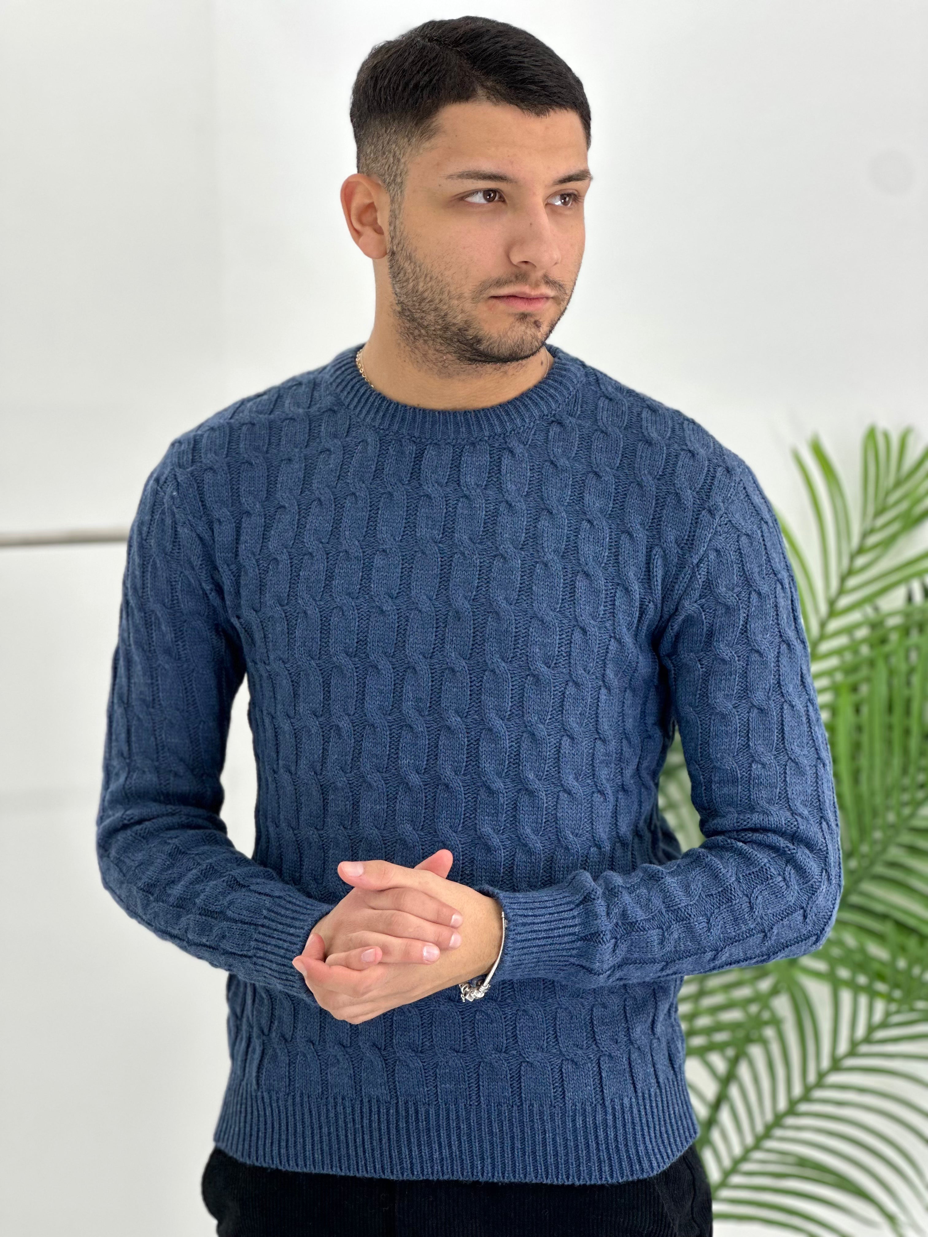 GIROCOLLO INTRECCIATO BLU ART23-642