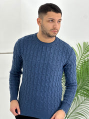 GIROCOLLO INTRECCIATO BLU ART23-642