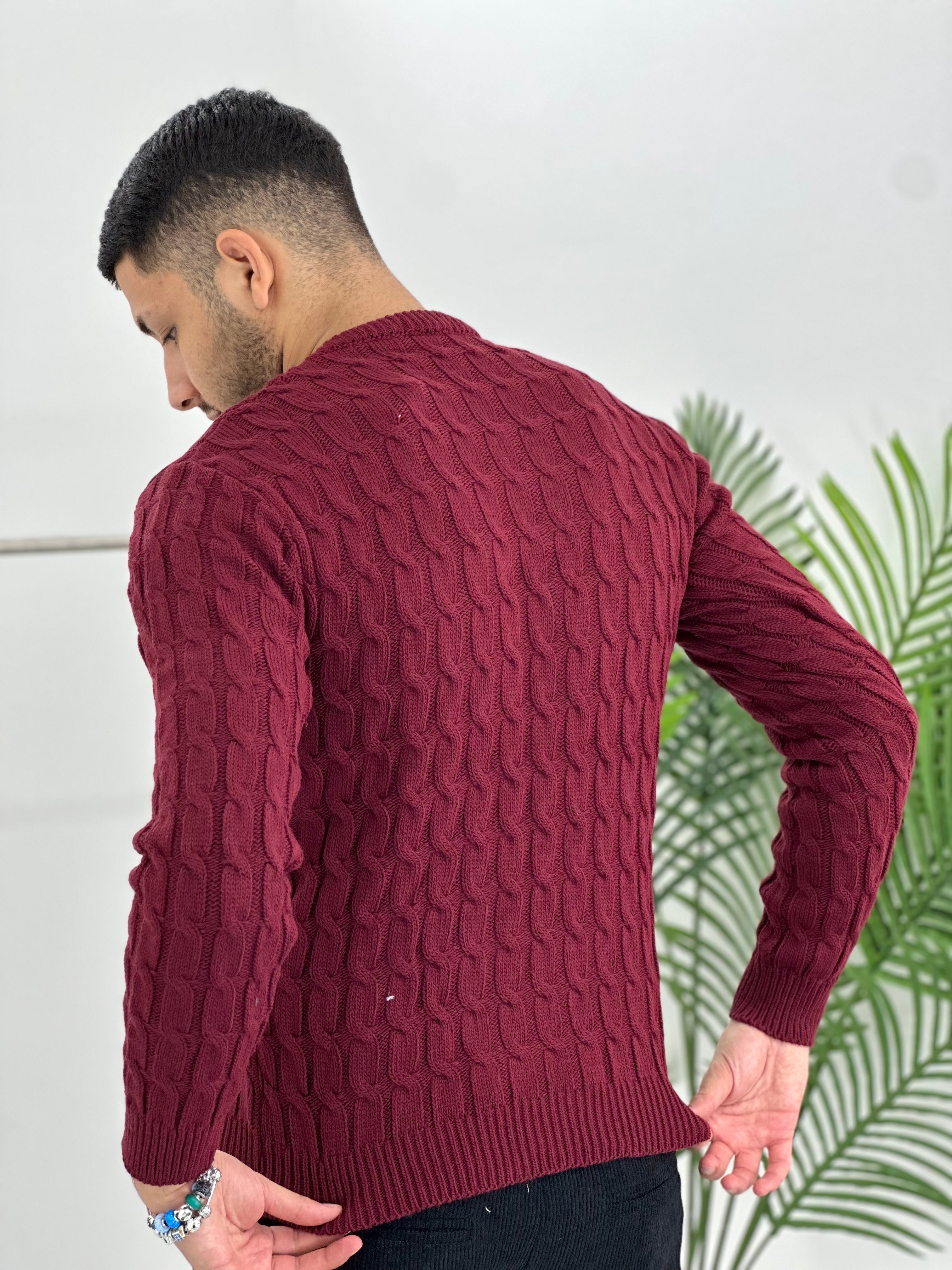 GIROCOLLO INTRECCIATO BORDEAUX ART23-642