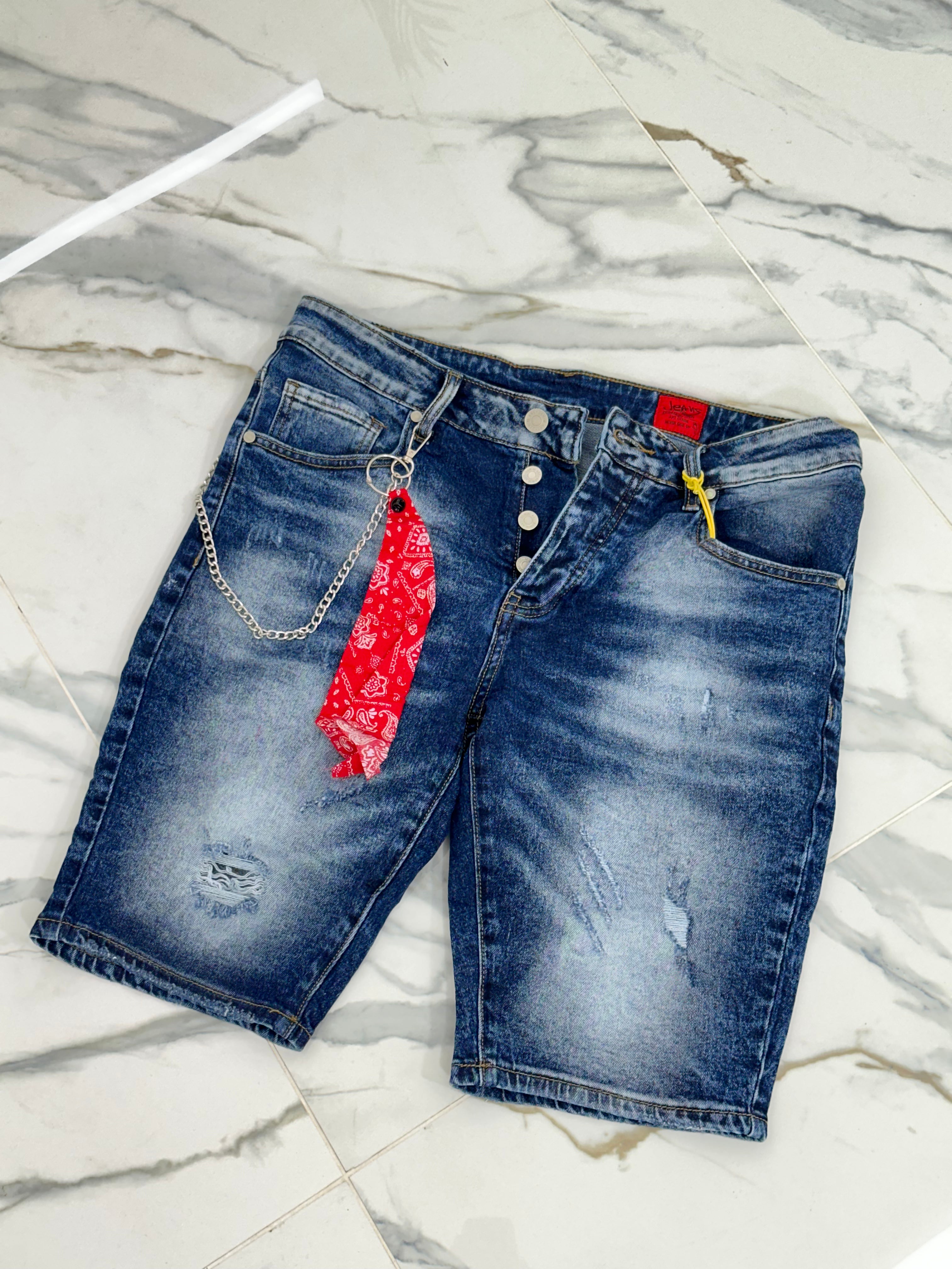 BERMUDA JEANS BANDANA JD7348