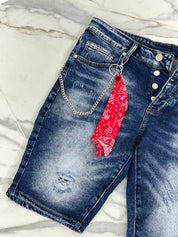 BERMUDA JEANS BANDANA JD7348