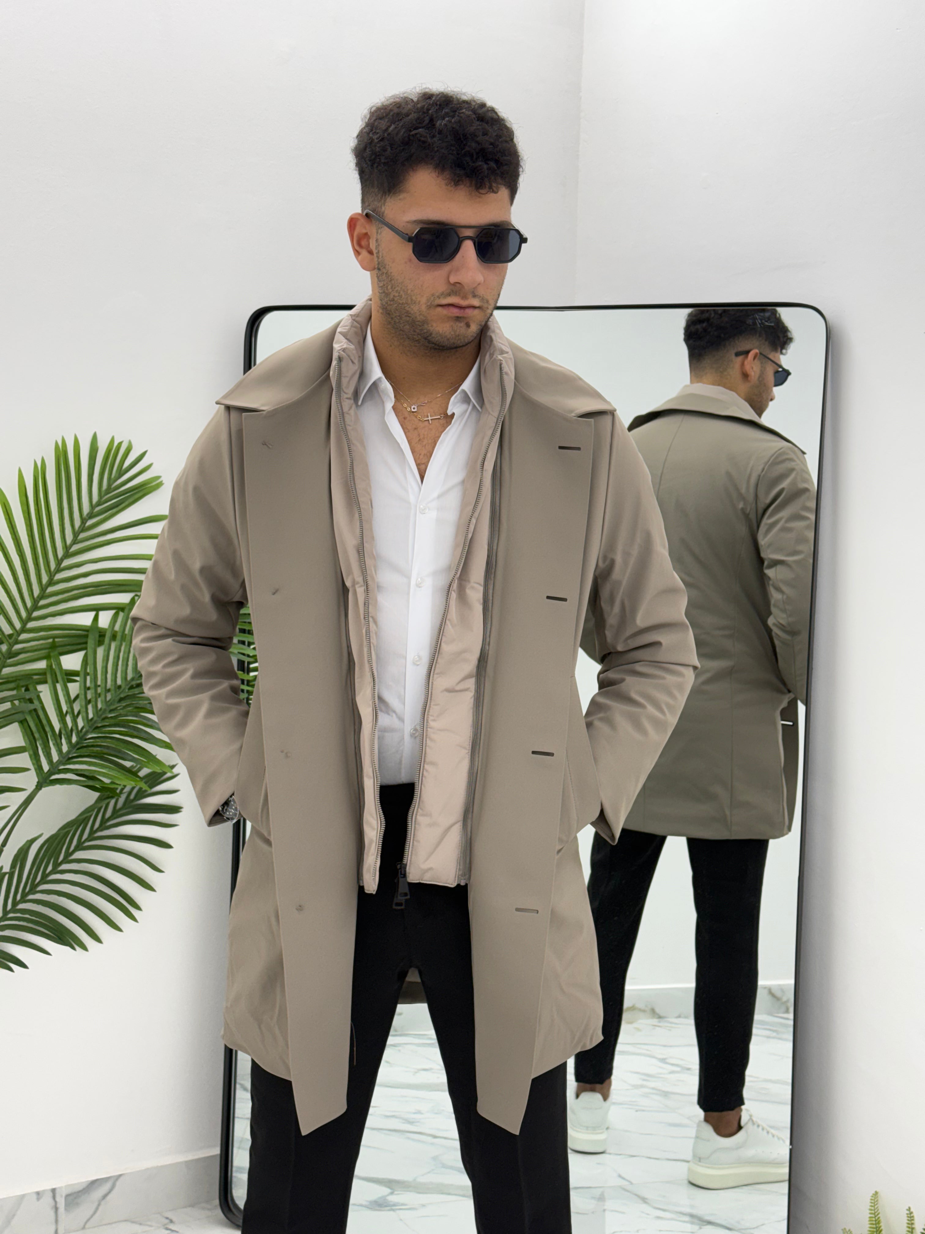 TRENCH TESSUTO TECNICO