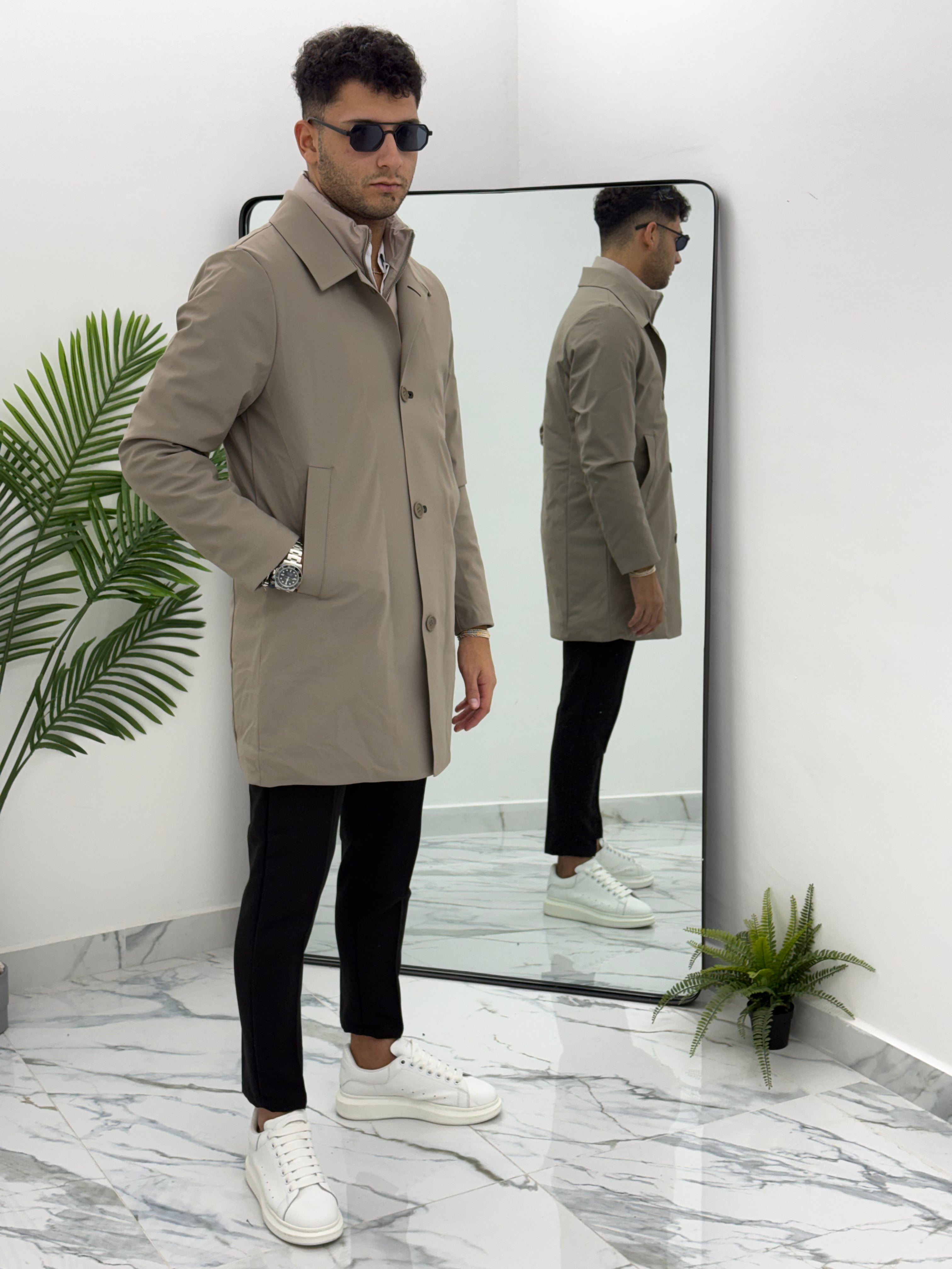 TRENCH TESSUTO TECNICO