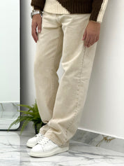 JEANS BAGGY BEIGE