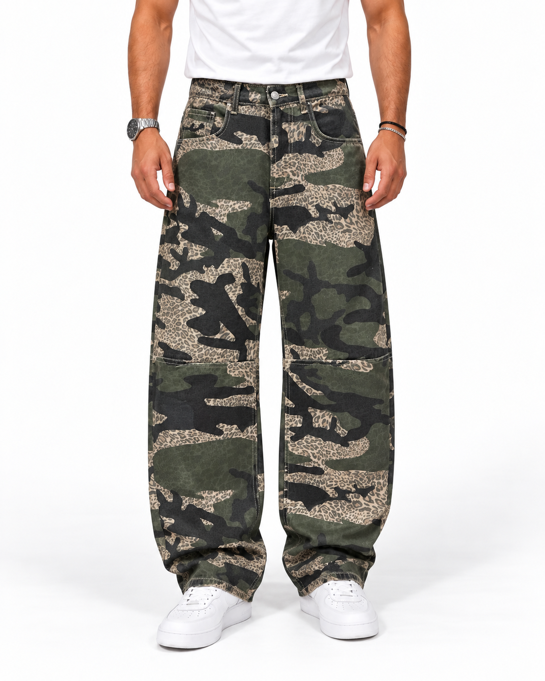 Jeans Mimetic Verde - fronte